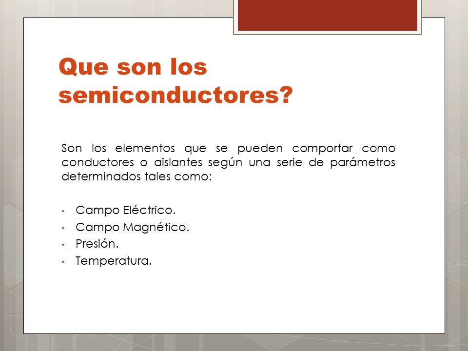 Que son los semiconductores