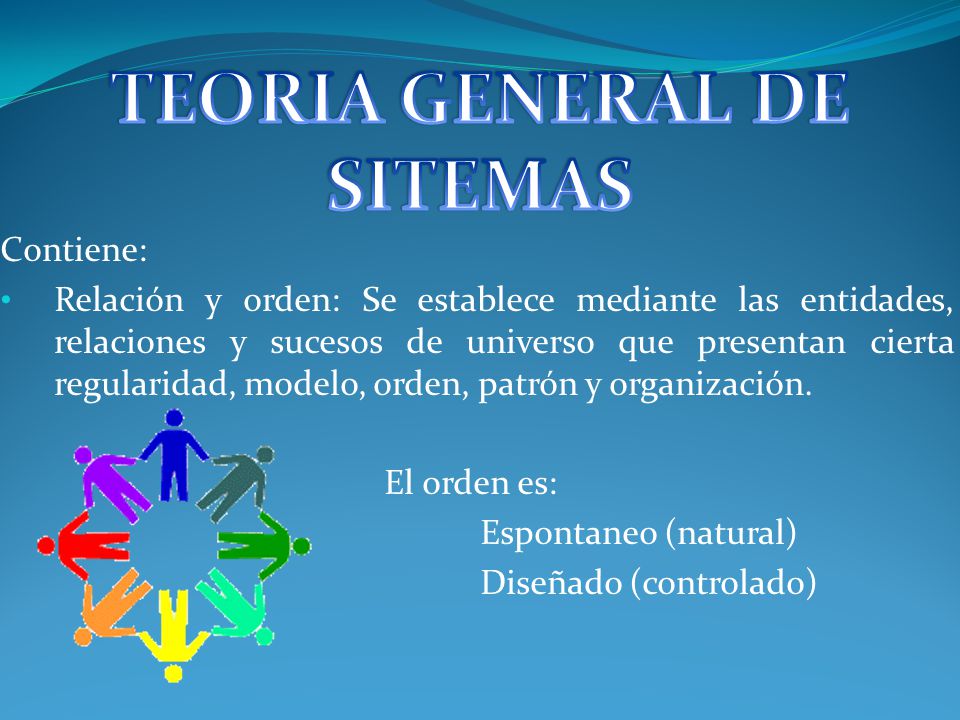TEORIA GENERAL DE SITEMAS