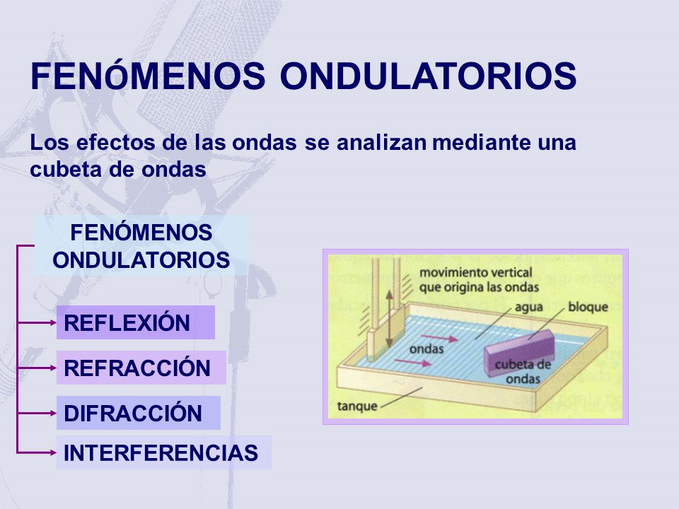 FENÓMENOS ONDULATORIOS