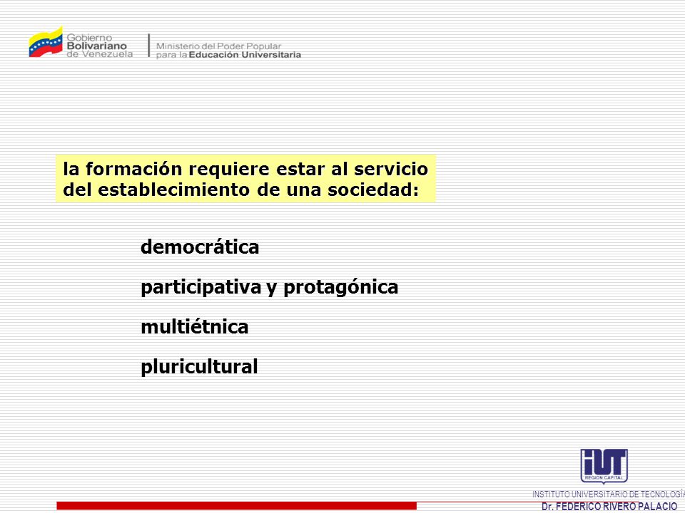 participativa y protagónica multiétnica pluricultural