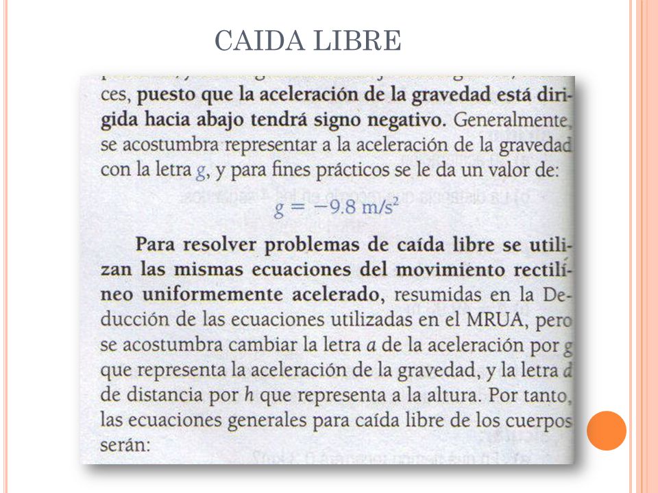 CAIDA LIBRE