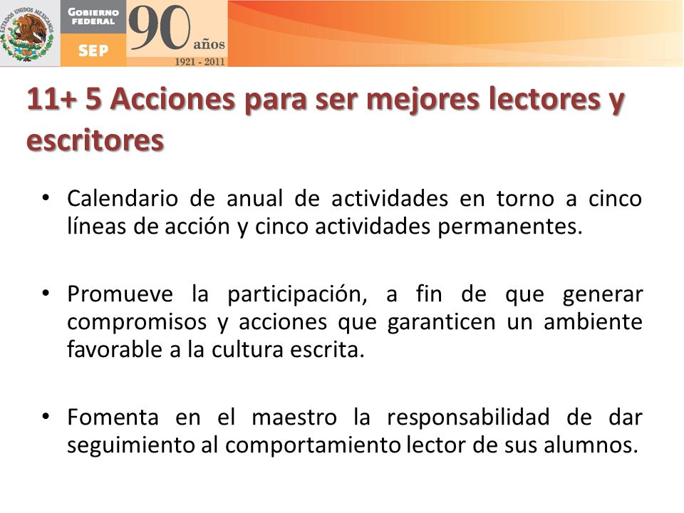 11+ 5 Acciones para ser mejores lectores y escritores