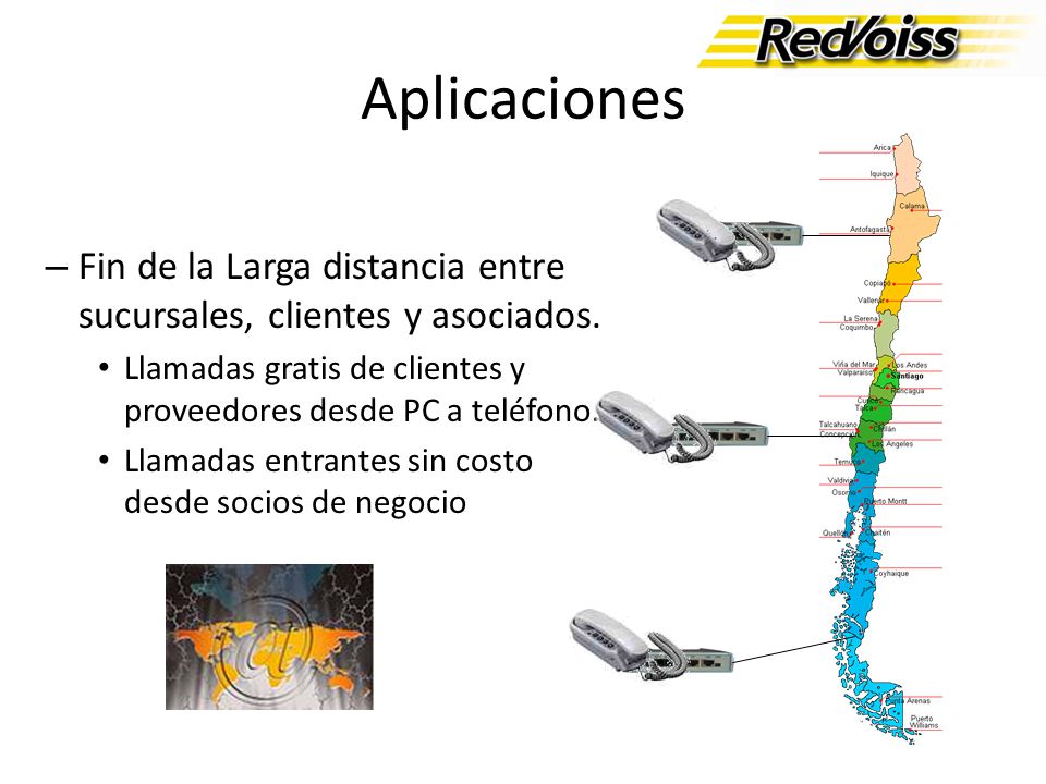Aplicaciones Fin de la Larga distancia entre sucursales, clientes y asociados. Llamadas gratis de clientes y proveedores desde PC a teléfono.