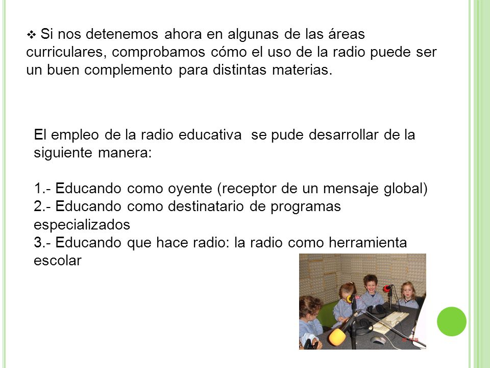1.- Educando como oyente (receptor de un mensaje global)