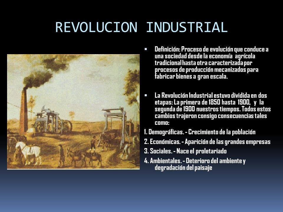 REVOLUCION INDUSTRIAL