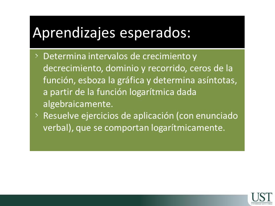 Aprendizajes esperados: