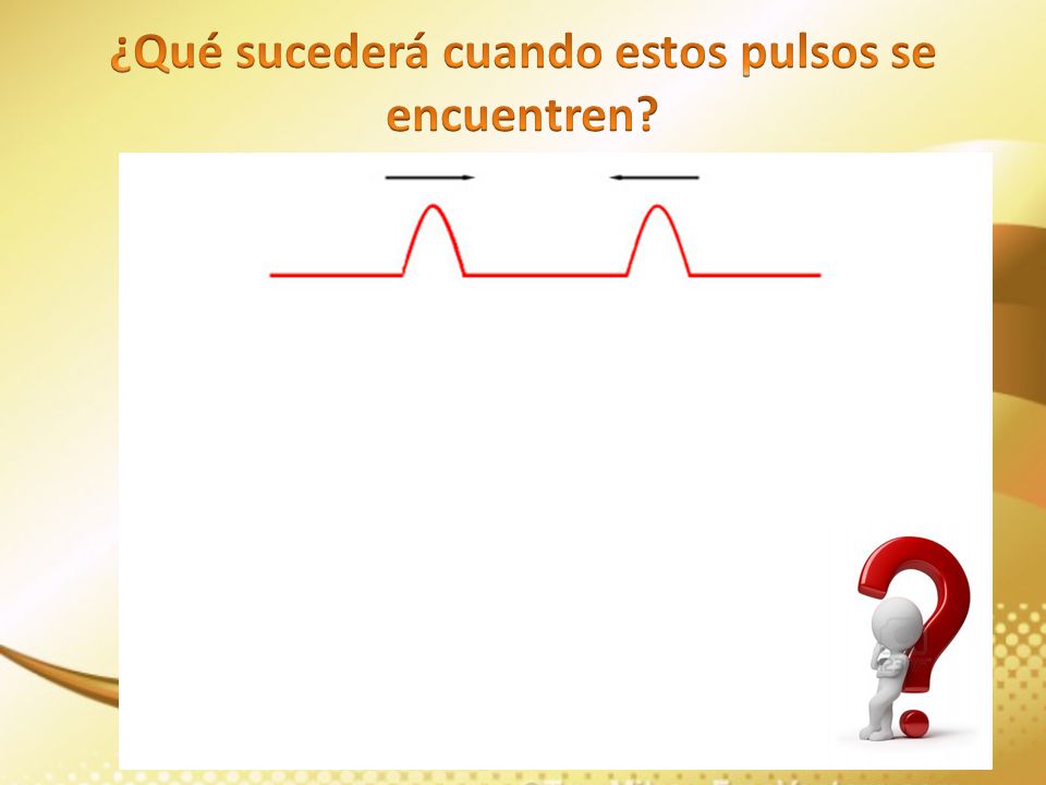 ¿Qué sucederá cuando estos pulsos se encuentren