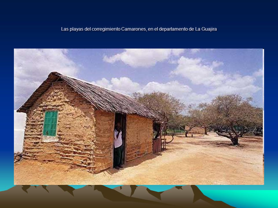 Las playas del corregimiento Camarones, en el departamento de La Guajira