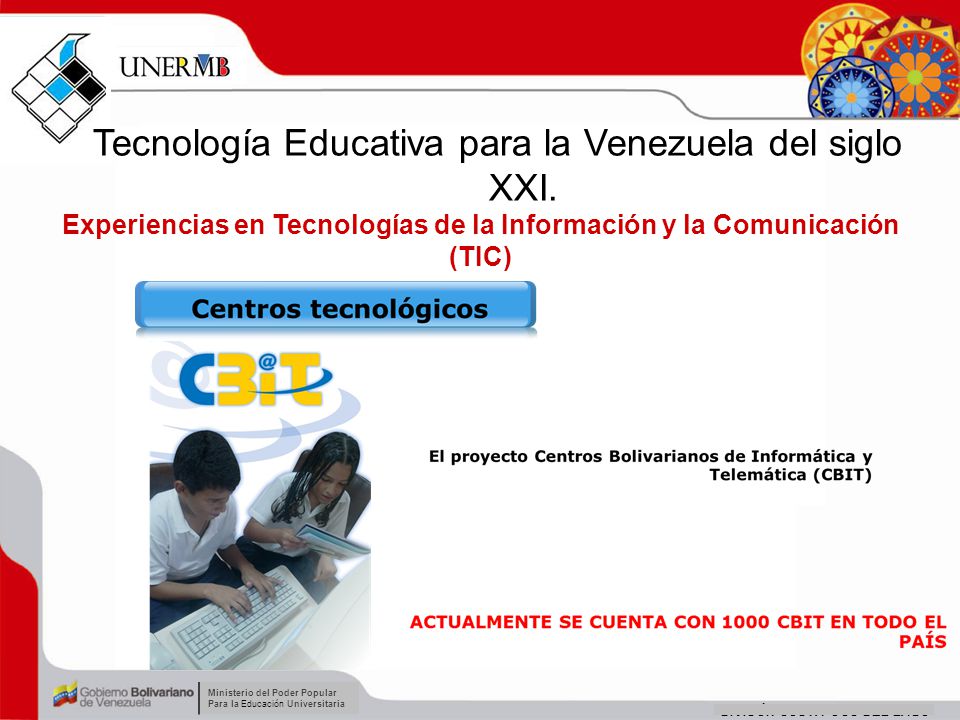 Experiencias en Tecnologías de la Información y la Comunicación (TIC)