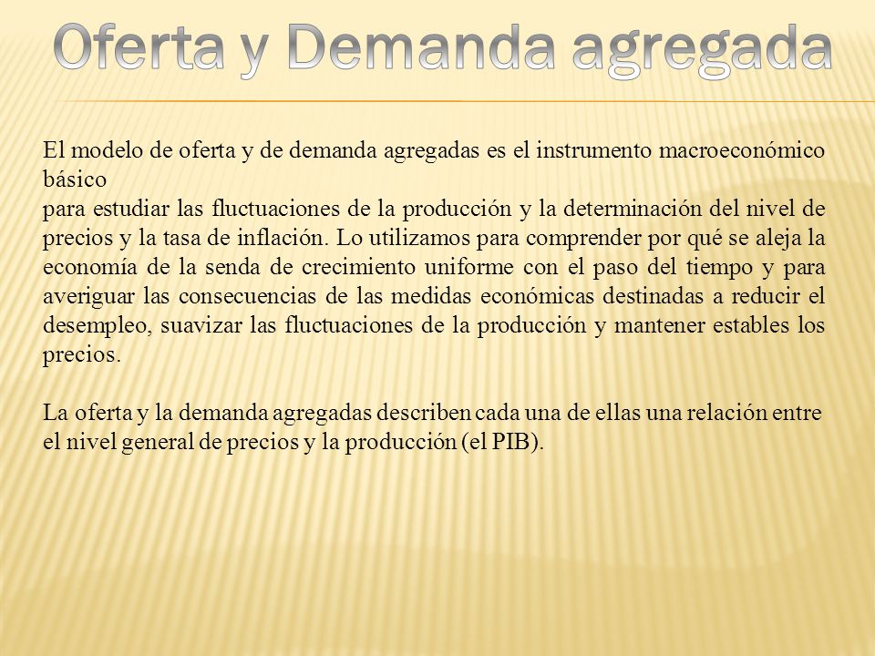 Oferta y Demanda agregada