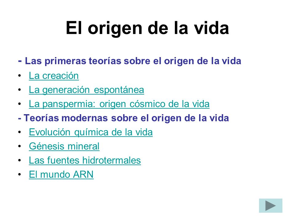 El origen de la vida - Las primeras teorías sobre el origen de la vida