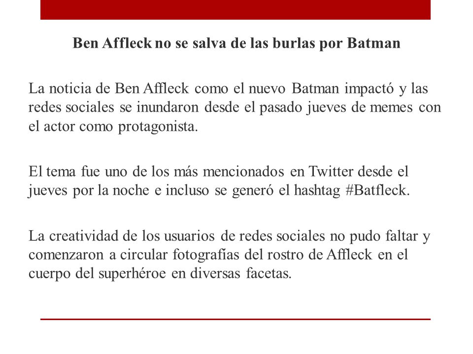 Ben Affleck no se salva de las burlas por Batman