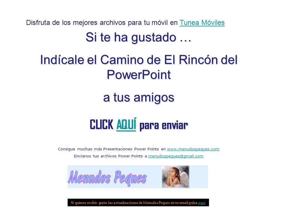 Indícale el Camino de El Rincón del PowerPoint a tus amigos