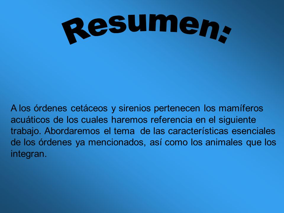 Resumen: