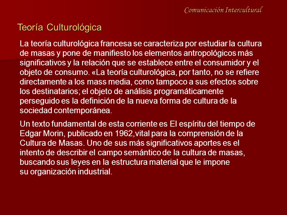 Comunicación Intercultural