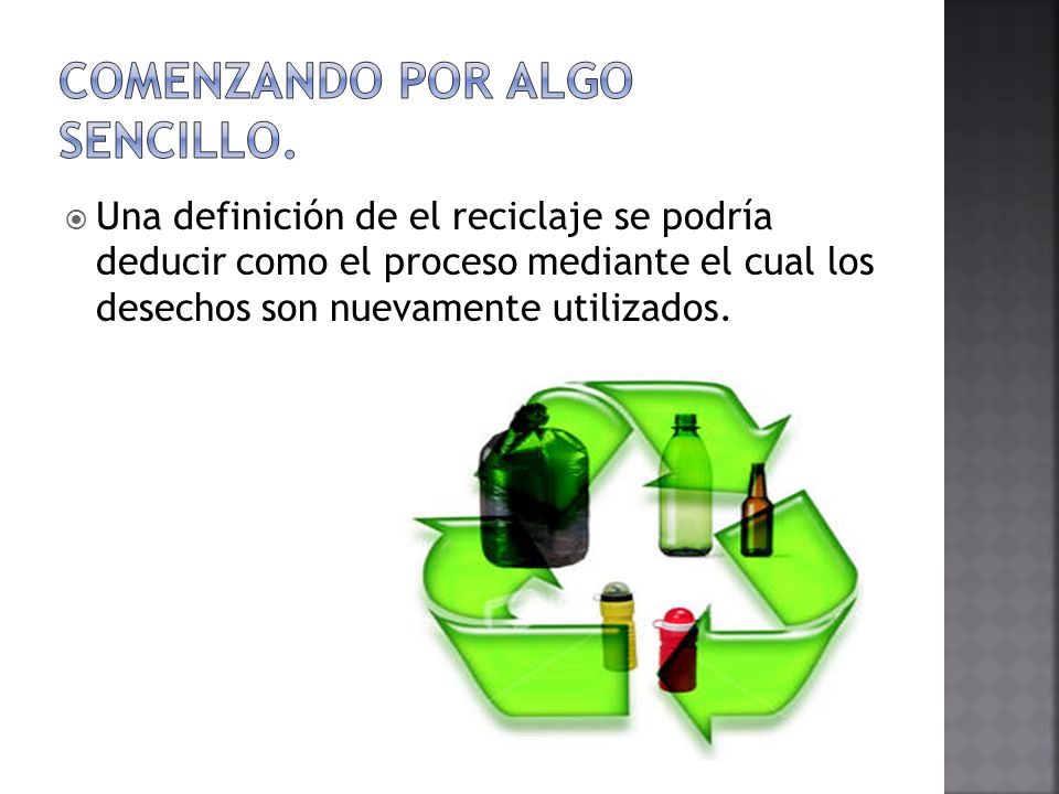 Comenzando por algo sencillo.