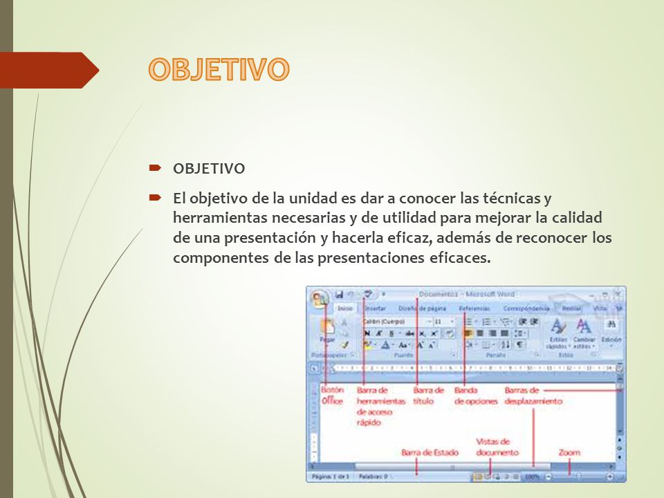 OBJETIVO OBJETIVO.