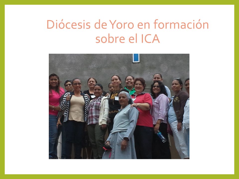 Diócesis de Yoro en formación sobre el ICA