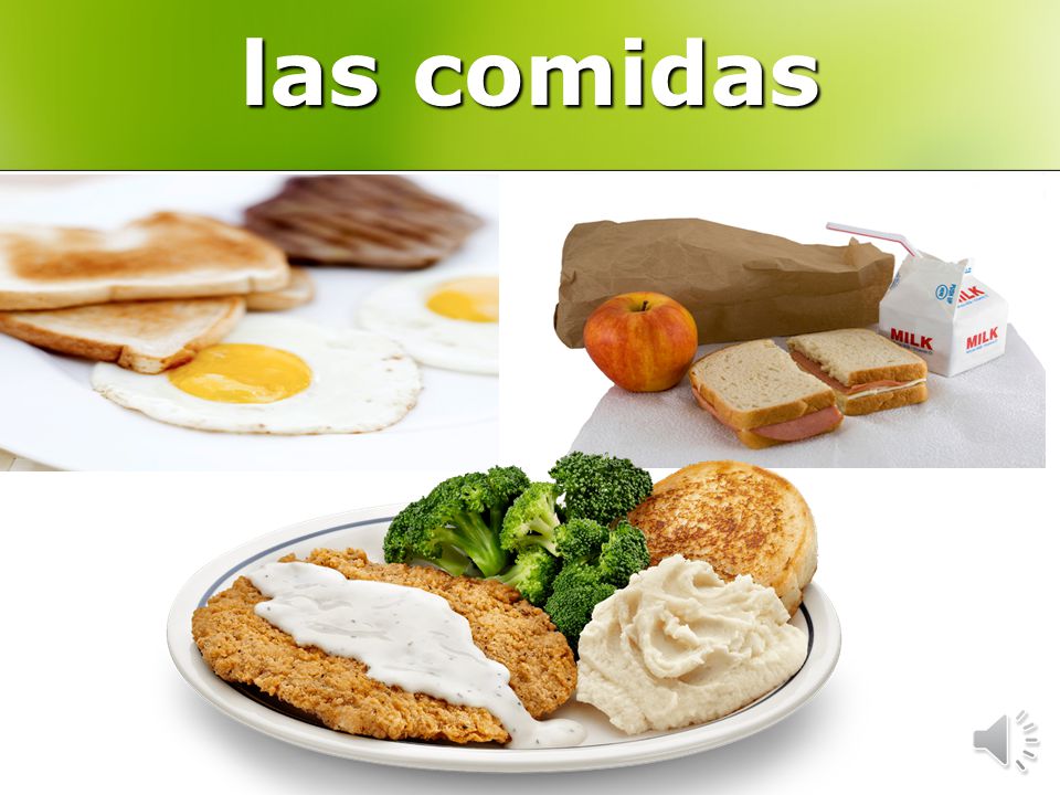 las comidas