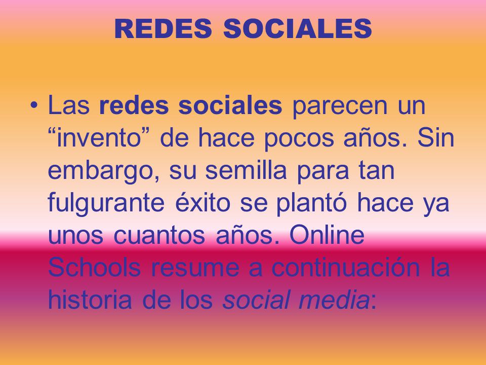 REDES SOCIALES
