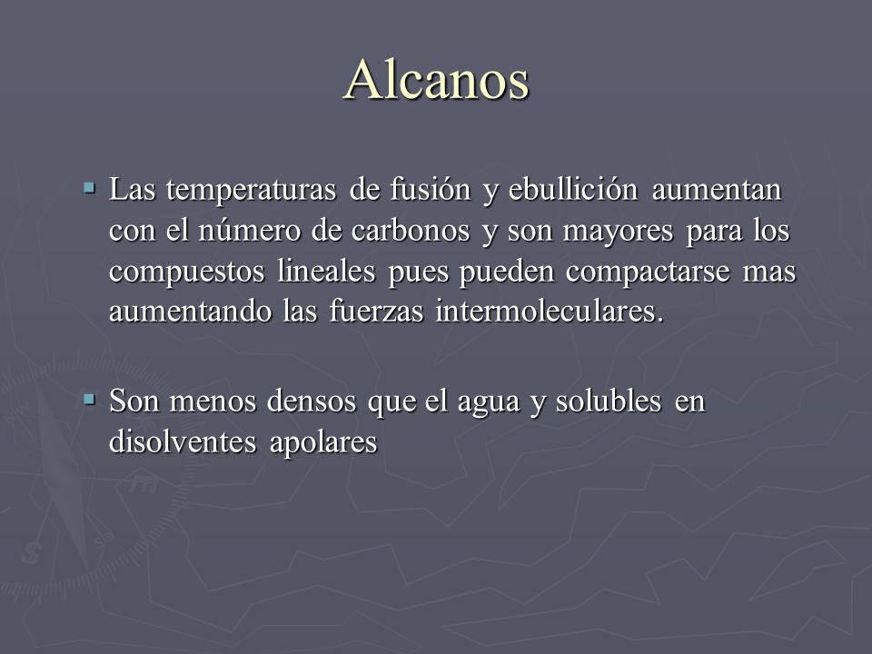 Alcanos