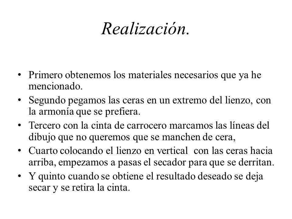 Realización. Primero obtenemos los materiales necesarios que ya he mencionado.