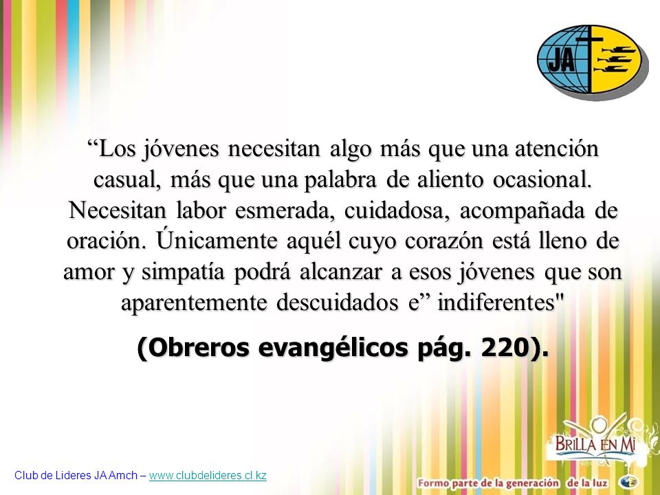 (Obreros evangélicos pág. 220).