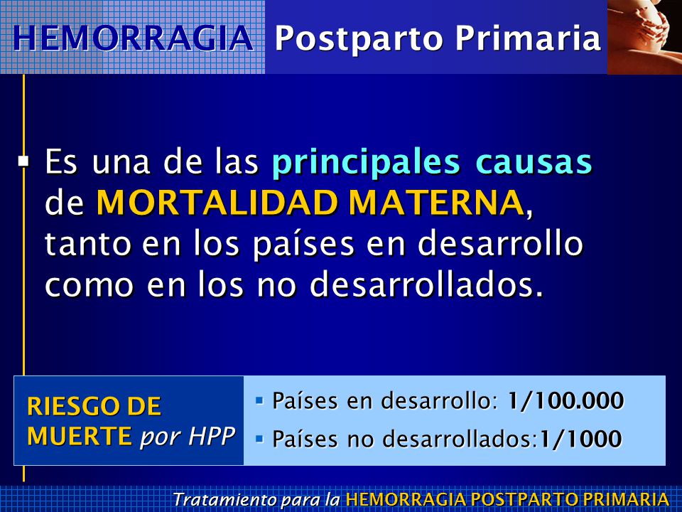 HEMORRAGIA Postparto Primaria
