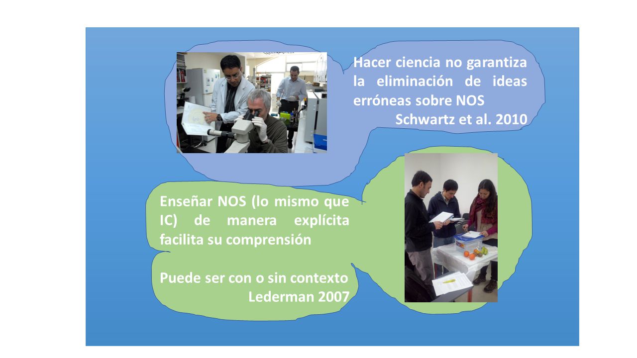 Hacer ciencia no garantiza la eliminación de ideas erróneas sobre NOS
