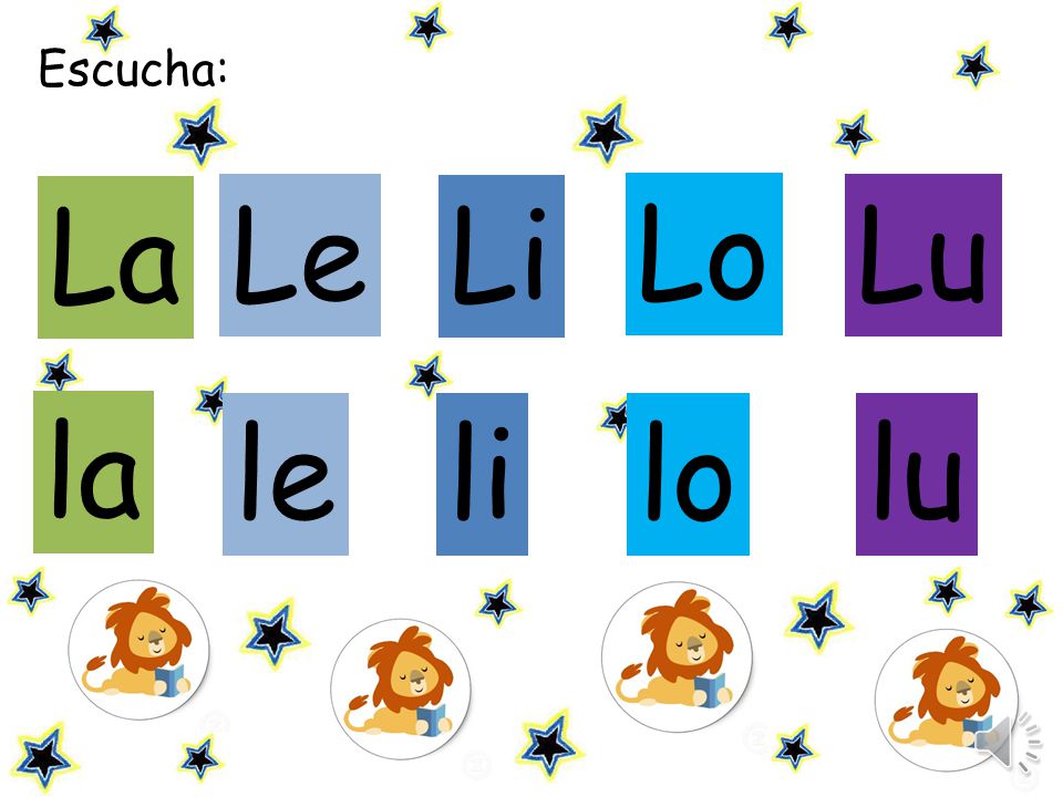 Escucha: La Le Li Lo Lu la le li lo lu
