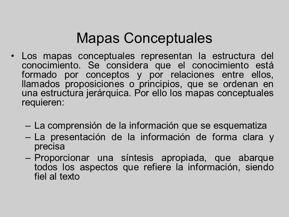Mapas Conceptuales