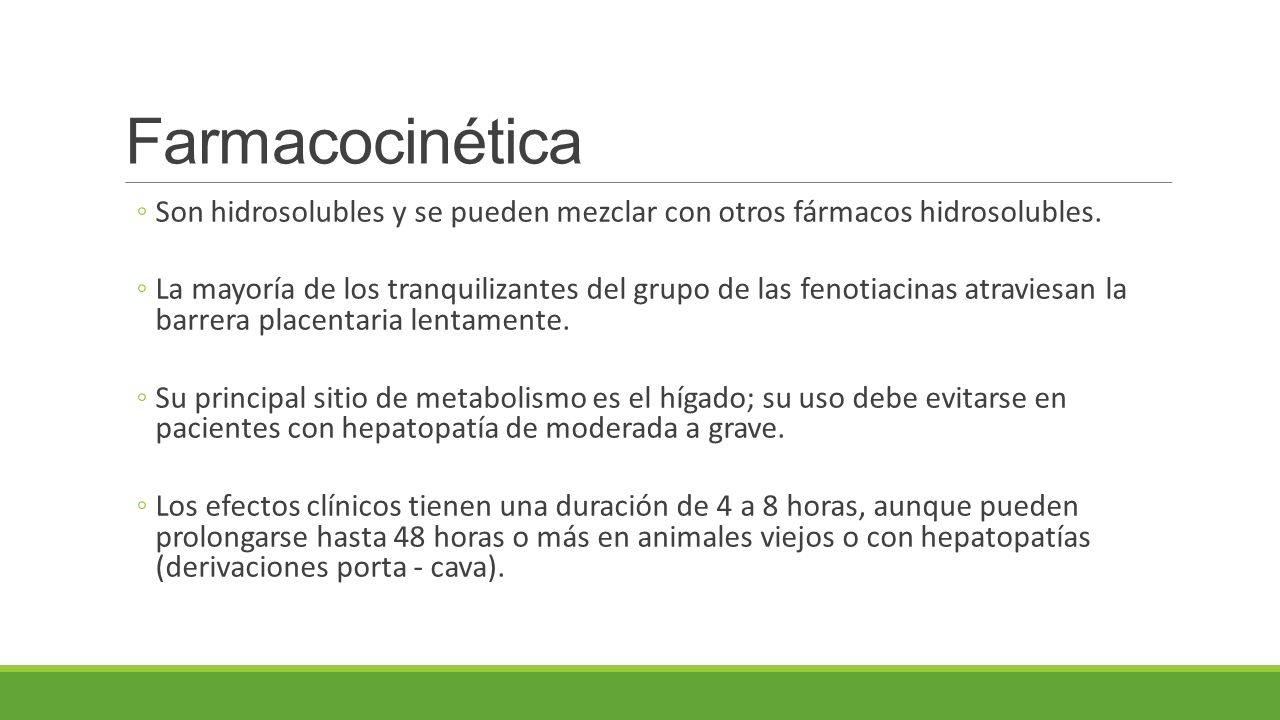 Farmacocinética Son hidrosolubles y se pueden mezclar con otros fármacos hidrosolubles.