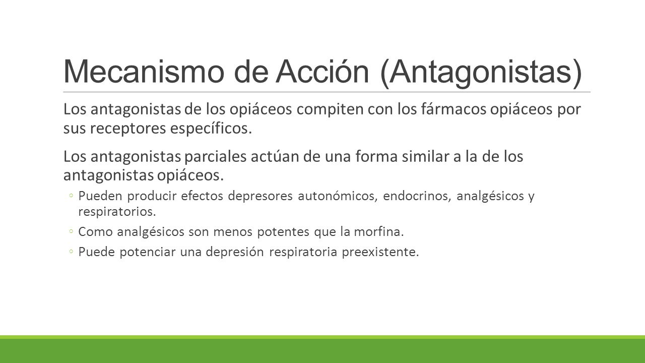 Mecanismo de Acción (Antagonistas)