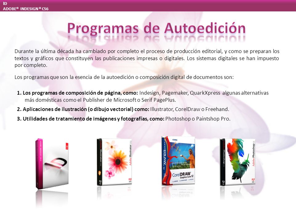 Programas de Autoedición