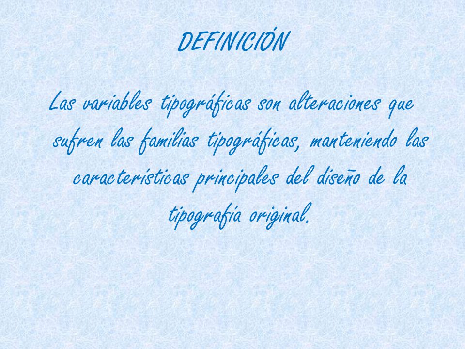 DEFINICIÓN