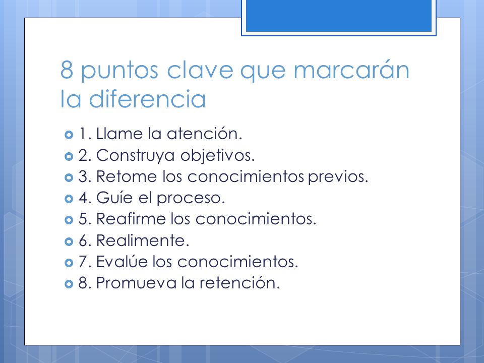 8 puntos clave que marcarán la diferencia