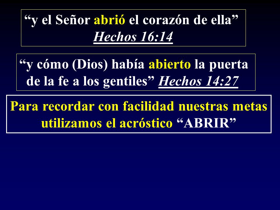 y el Señor abrió el corazón de ella Hechos 16:14
