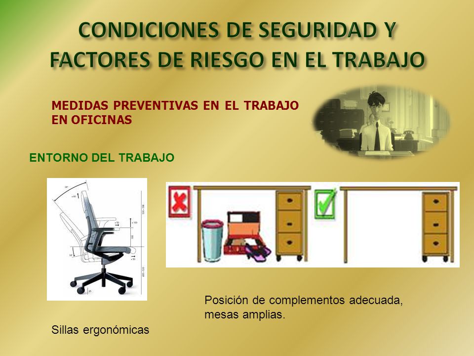 CONDICIONES DE SEGURIDAD Y FACTORES DE RIESGO EN EL TRABAJO