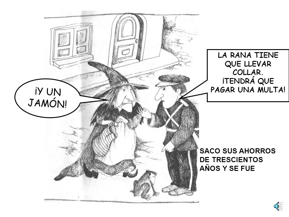 LA RANA TIENE QUE LLEVAR COLLAR. ¡TENDRÁ QUE PAGAR UNA MULTA!