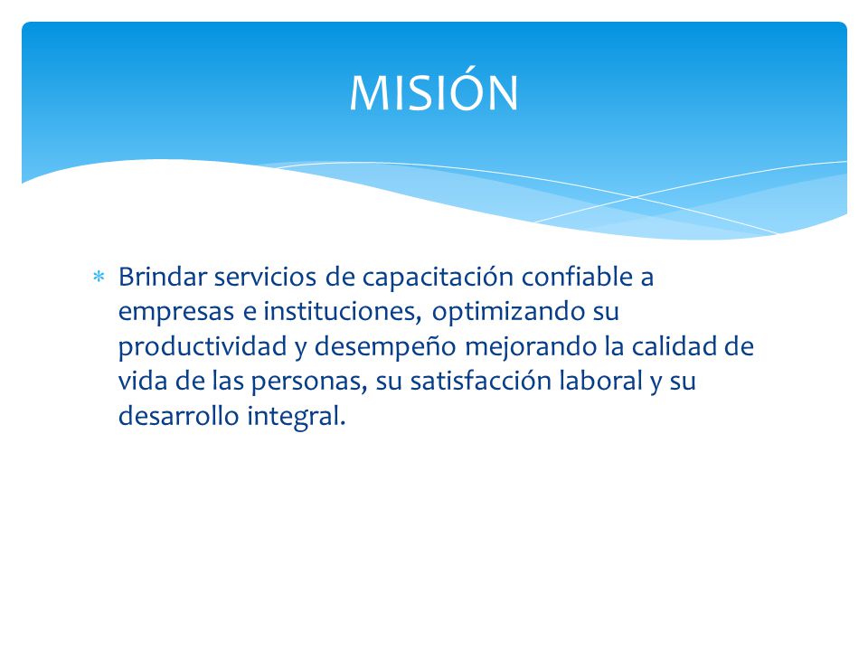 MISIÓN