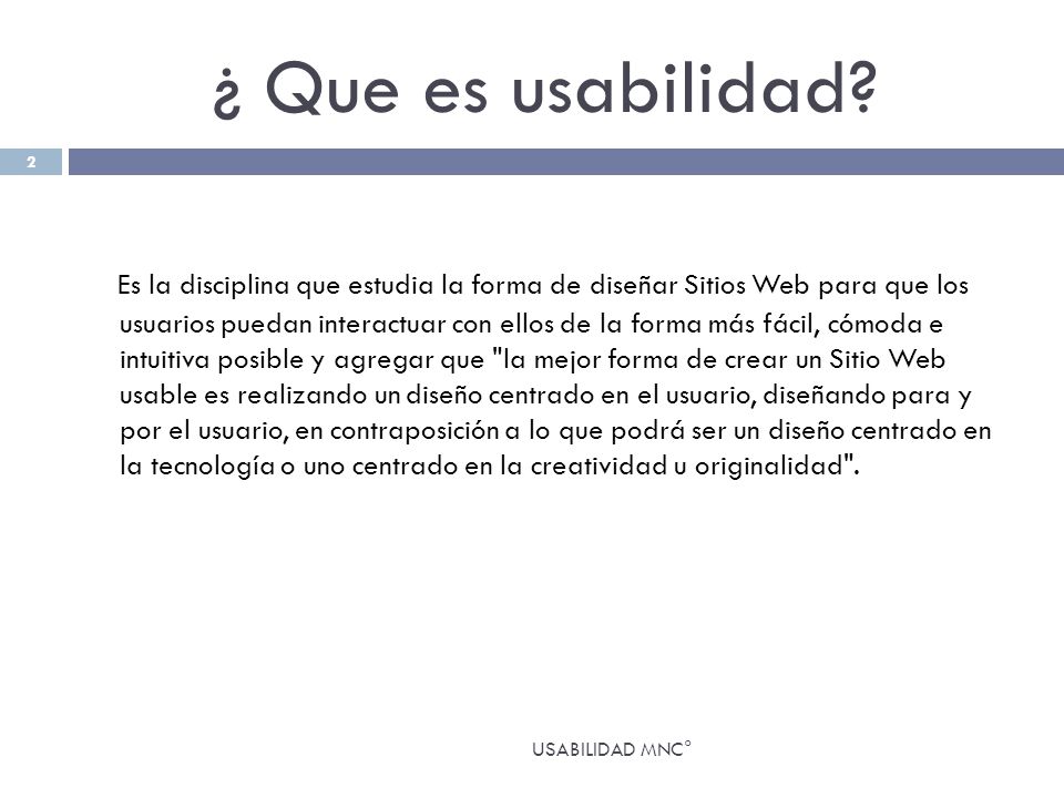 ¿ Que es usabilidad