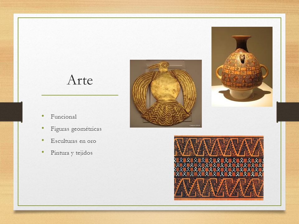 Arte Funcional Figuras geométricas Esculturas en oro Pintura y tejidos