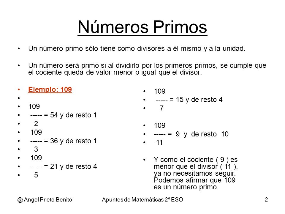 Apuntes de Matemáticas 2º ESO