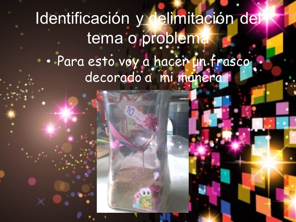 Identificación y delimitación del tema o problema