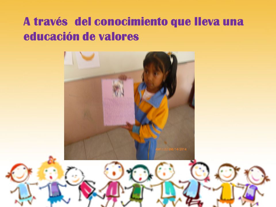 A través del conocimiento que lleva una educación de valores