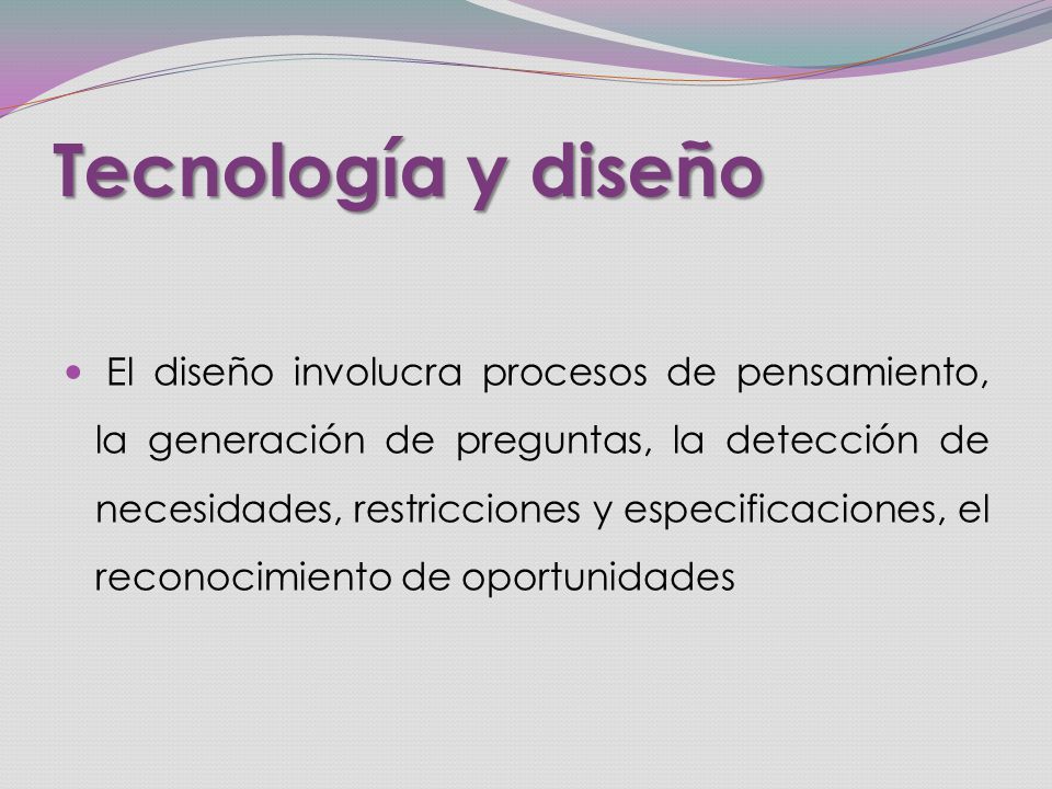 Tecnología y diseño