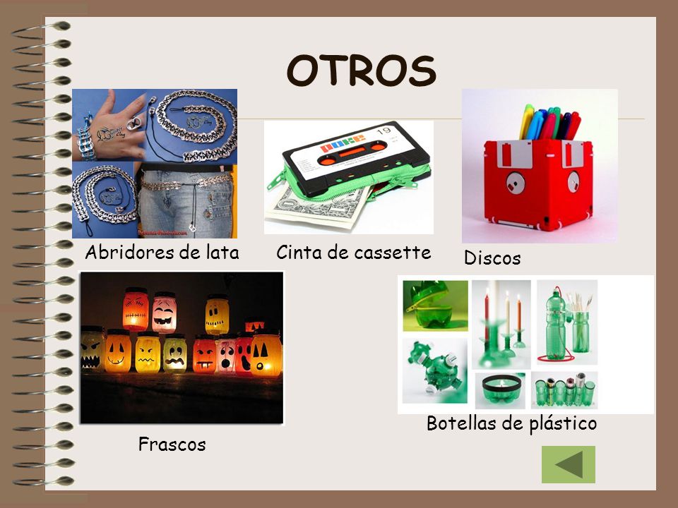 OTROS Abridores de lata Cinta de cassette Discos Botellas de plástico