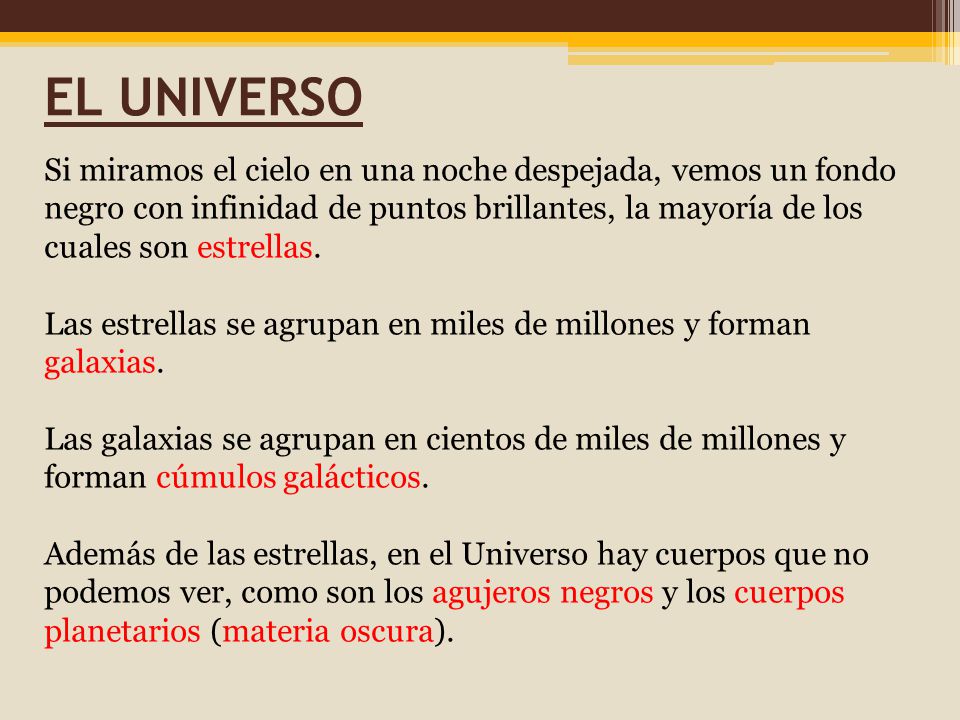 EL UNIVERSO