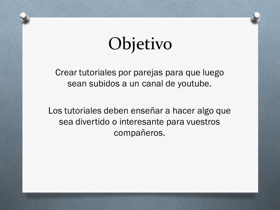 Objetivo