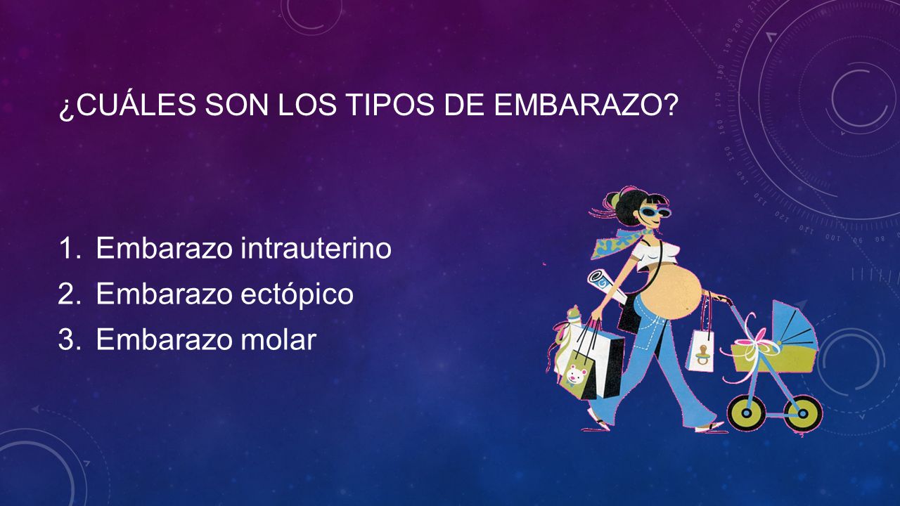 ¿Cuáles son los tipos de embarazo